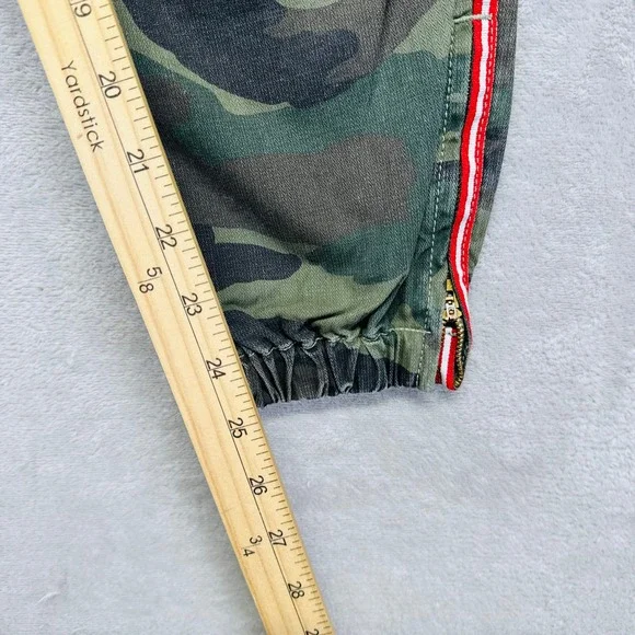 Sundry Camouflage Joggers with Red Stripe - Picture 12 of 15